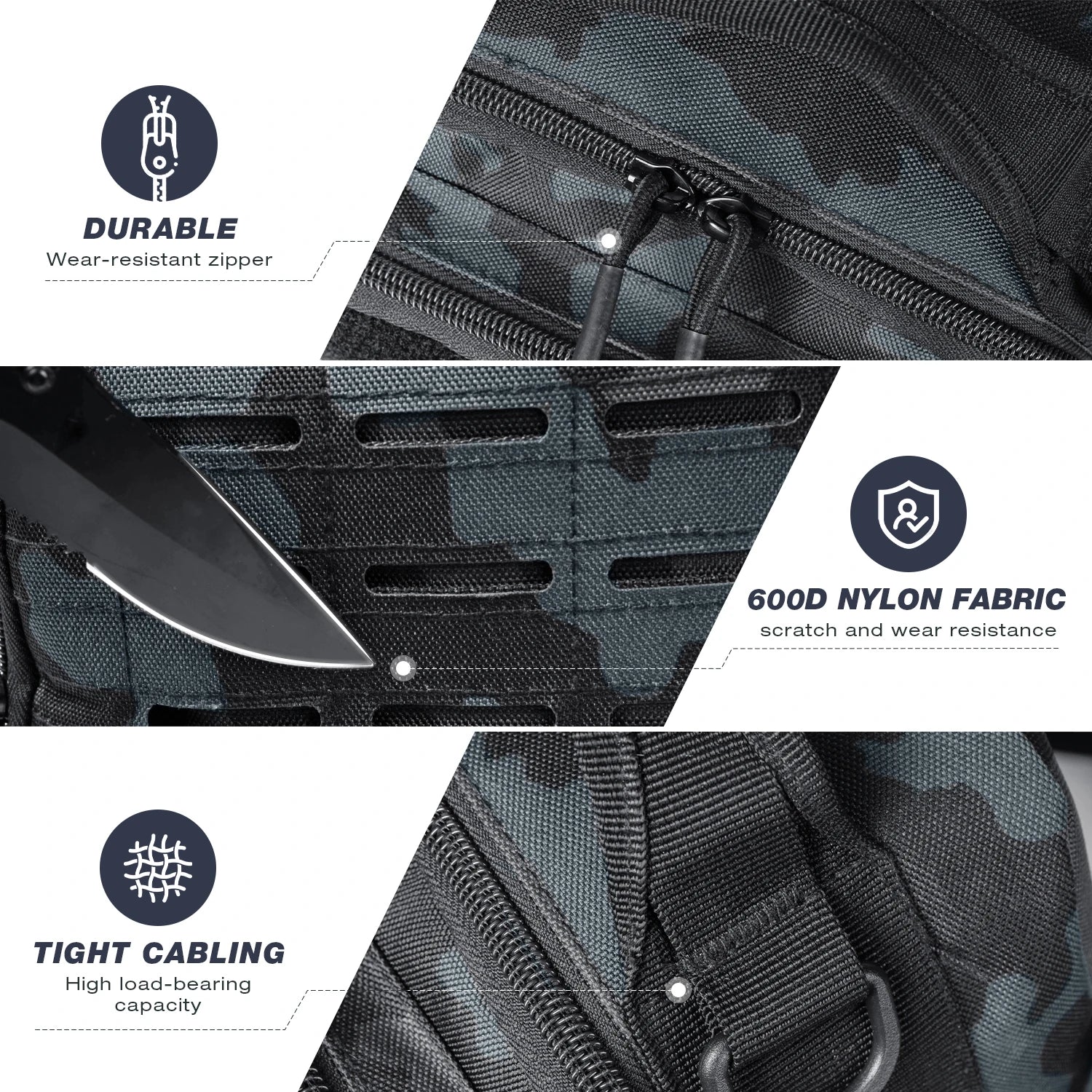 Fishing Backpack Tackle Sling Bag -Lightweight Sling Tackle Storage Bag- Fishing Backpack with Rod Holder gifts Daniel’s Outdoor Company