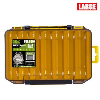 SAMOLLA Double-Sided Compact Tackle Box - Streamline Fishing with Durable, Versatile Organizer for Lures, Hooks, Baits Daniel’s Outdoor Company