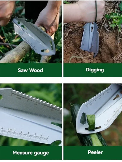 Portable Camping Hiking Traveling Pinic Shovel Multifunctional Ordnance Shovel Survival Outdoor Equipment Garden Tool Shovel Daniel’s Outdoor Company