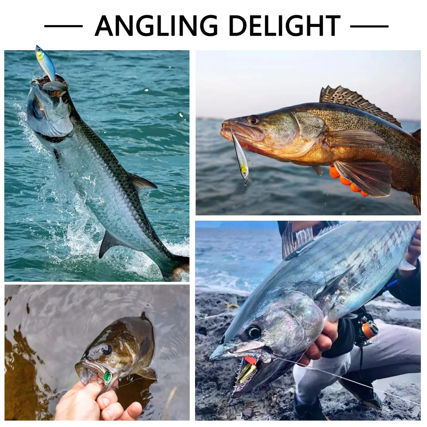 Fishing 83/133/193/239/409pcs Fishing Lure Kit For Trout/Pike/Bass Multi-Lure Fishing Set Layered Tackle Pro Gear Tackle Box Daniel’s Outdoor Company