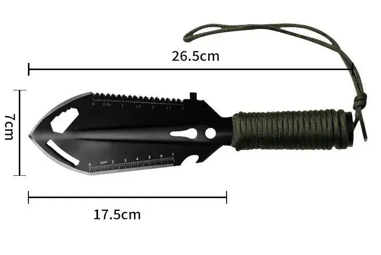 Portable Camping Hiking Traveling Pinic Shovel Multifunctional Ordnance Shovel Survival Outdoor Equipment Garden Tool Shovel Daniel’s Outdoor Company