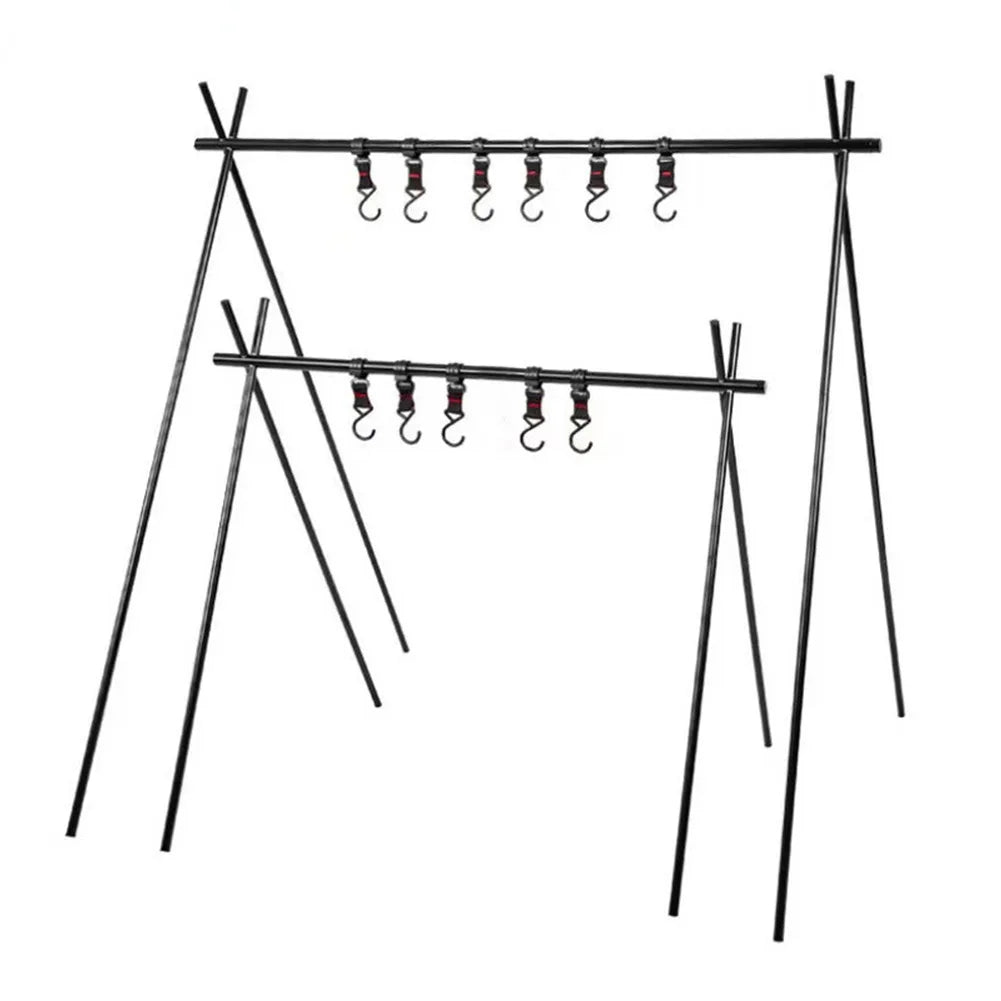 Foldable Camping Tripod Top Plate With Hanging Hole Camping Hanging Rack Top Plate High Strength Bending For BBQ Picnic Hiking Daniel’s Outdoor Company
