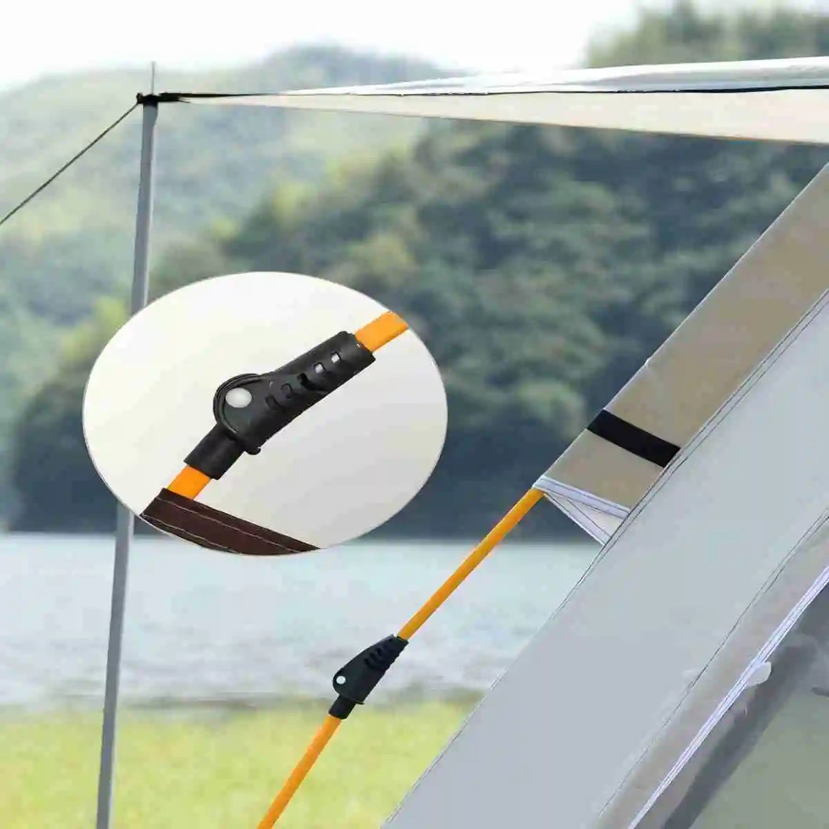 Outdoor shelter Sunshade Self-driving Travel Camping Tent Reactive outdoor Camping tent Two doors and two windows Daniel’s Outdoor Company