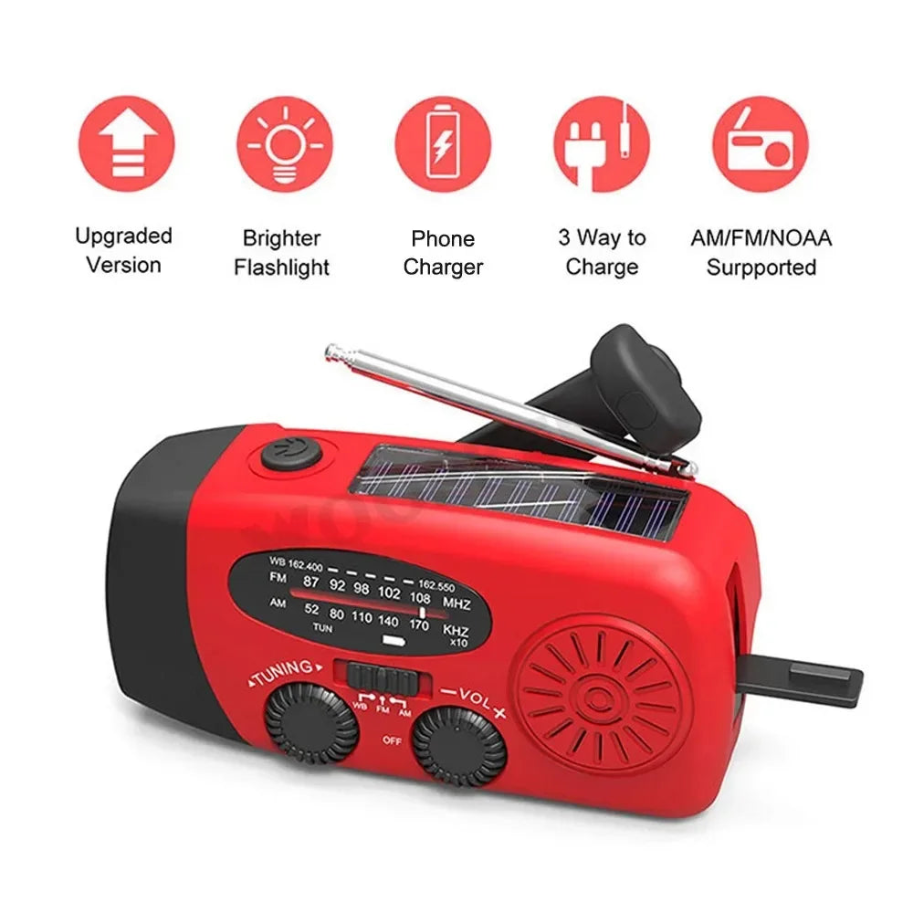 Emergency Radio Dual USB Rechargeable Daniel’s Outdoor Company