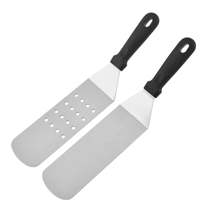 Kitchen Stainless Steel Scraper Cooking Spatula Barbecue Spatula Plate Barbecue Spatula Hamburger Spatula Cooking Utensils Daniel’s Outdoor Company