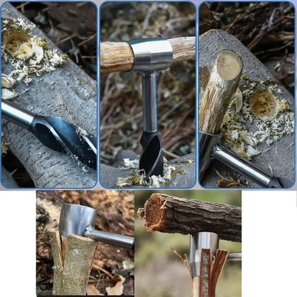Auger Wrench Outdoor Survival Hand Drill Survival Gear Tool Sports Jungle Crafts Camping Bushcraft Accessories Daniel’s Outdoor Company