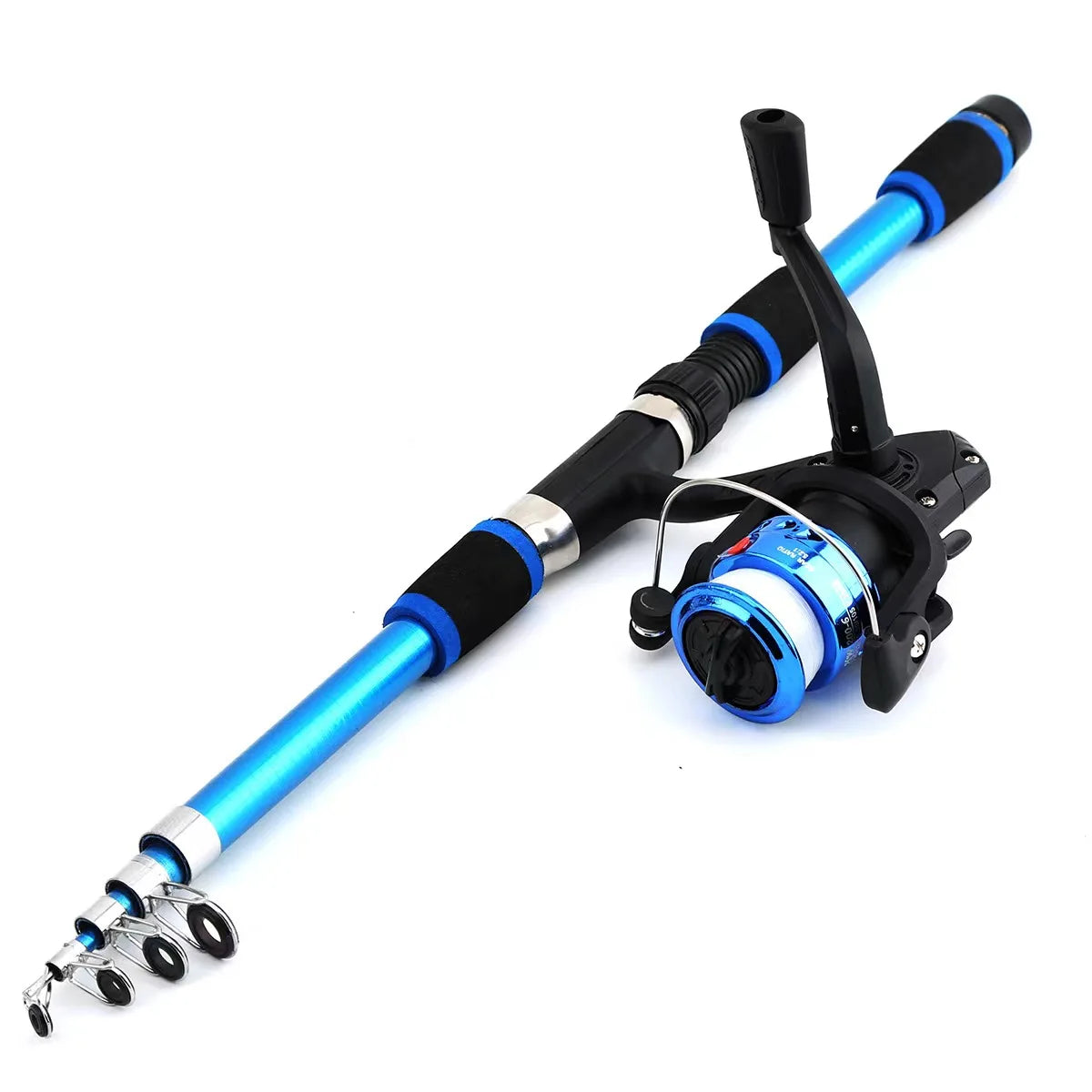Fishing Pole Set Full Kits With Telescopic Fishing Rod And Spinning Reel Baits Hooks Travel Pole Set Daniel’s Outdoor Company