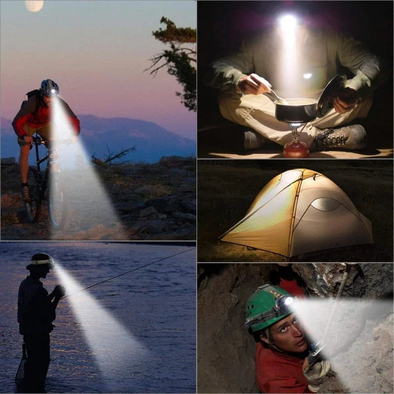 Powerful LED Headlamp USB Rechargeable Telescopic Zoomable Headlight Outdoor Waterproof Work Head Lamp High Lumen Head Torch Daniel’s Outdoor Company