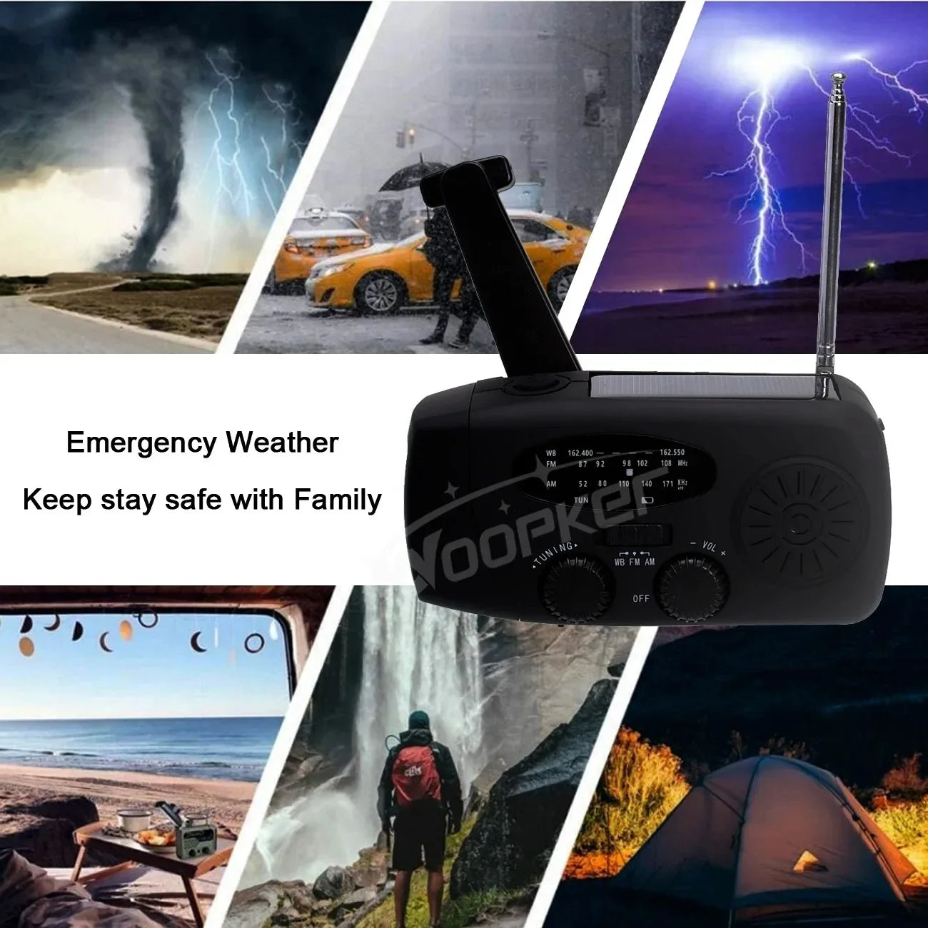 Emergency Radio Dual USB Rechargeable Daniel’s Outdoor Company