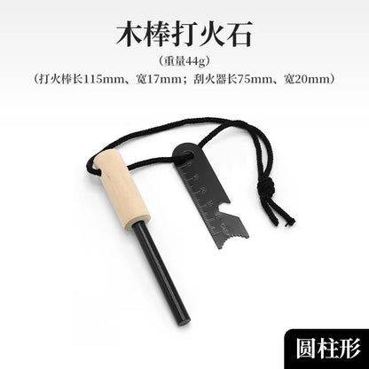 New Waterproof Portable Flint Emergency Fire Starter Multifunctional Outdoor Camping Fire Rod Tool for Survival Equipment Daniel’s Outdoor Company