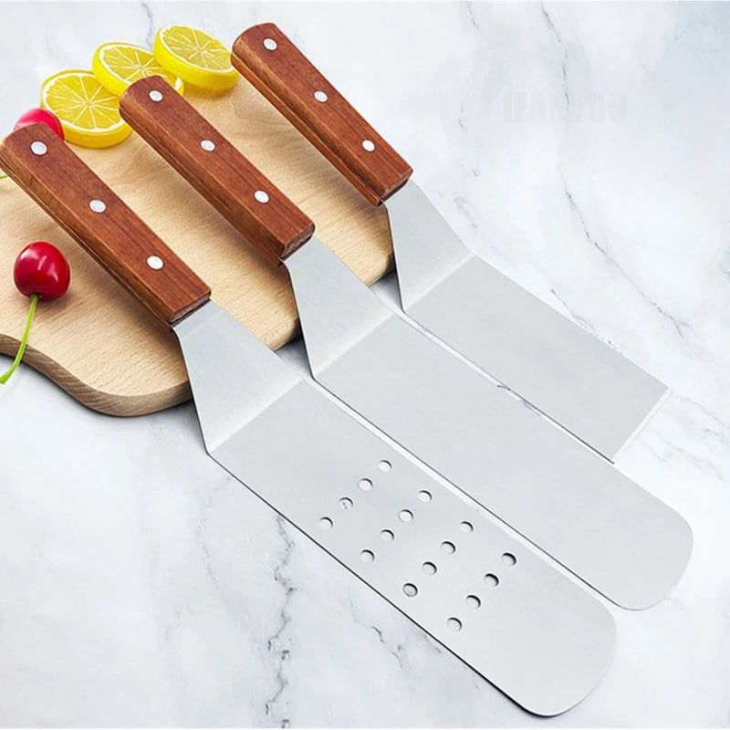 Stainless Steel Spatula and Grill Scraper Non Stick Durable Barbecue Cooking Tools Pizza Shovel Pancake Beef BBQ Utensils Daniel’s Outdoor Company