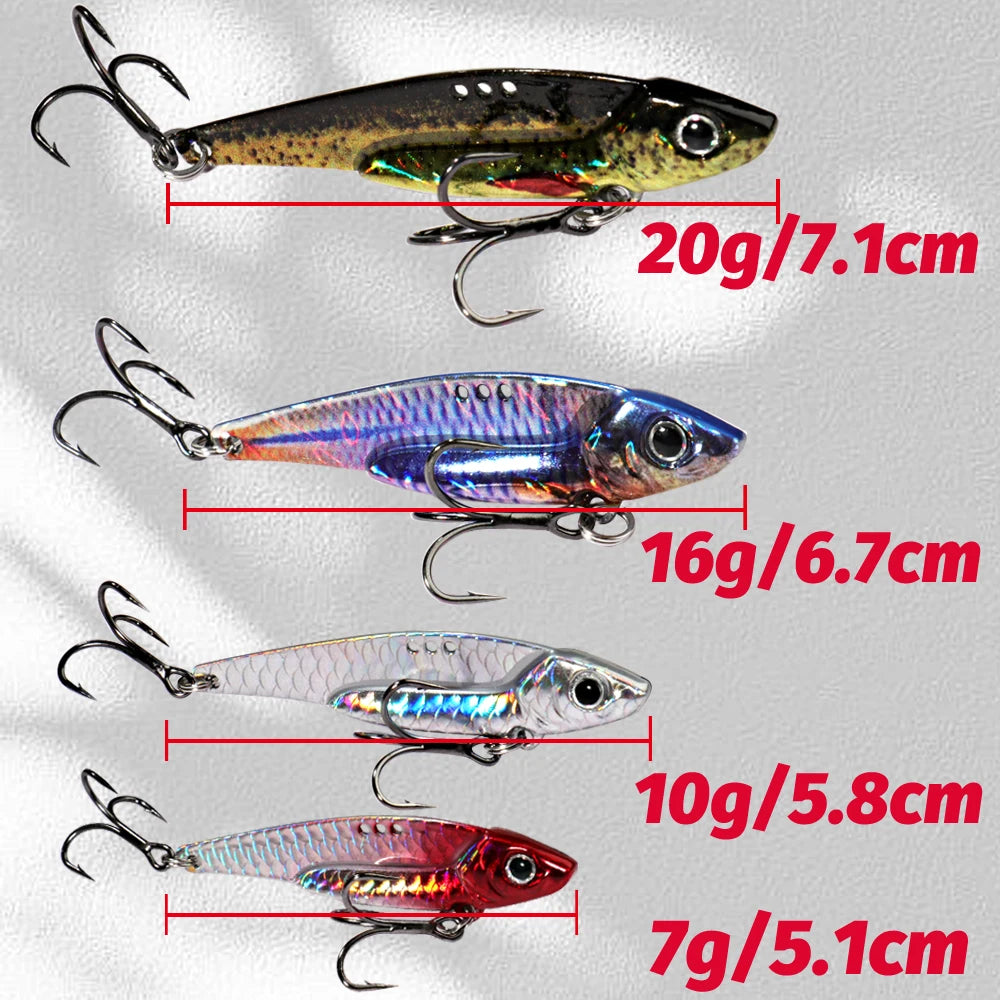 Spinner Spoon Metal Jig Bait 7g 10g 16g 20g VIB Sinking Blade Spinning Treble Hook Spinnerbait Pesca Pike Carp Sea Fishing Lure Daniel’s Outdoor Company