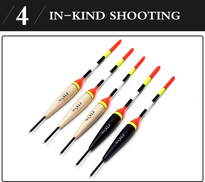 FTK 2g-6g Fishing Float Set 19-23cm 5pcs/pack Barguzinsky Professional Vertical Buoy Accessories Fishing Float Pesca Daniel’s Outdoor Company