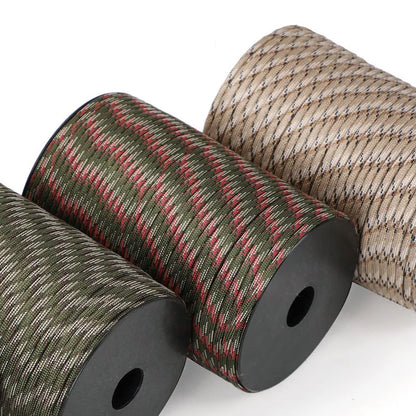 100/50M 550 Military Standard 9-Core Paracord Rope 4mm Outdoor Parachute Cord Survival Umbrella Tent Lanyard Strap Clothesline Daniel’s Outdoor Company