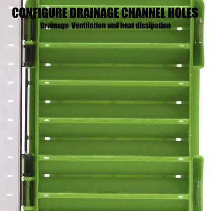 SAMOLLA Double-Sided Compact Tackle Box - Streamline Fishing with Durable, Versatile Organizer for Lures, Hooks, Baits Daniel’s Outdoor Company