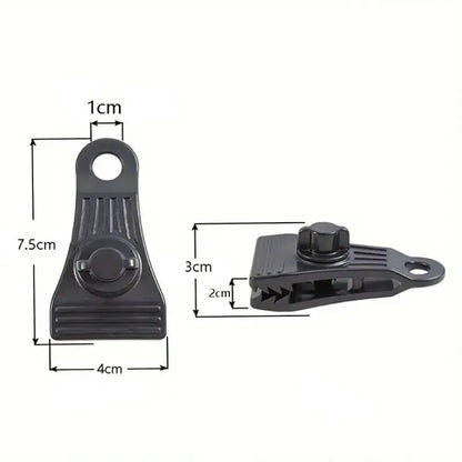 10Pcs Tarp Clips Heavy Duty Lock Grip Clamps Pool Cover Tent Fasteners Holder Windproof for Canopy Awnings Outdoor Camping Daniel’s Outdoor Company