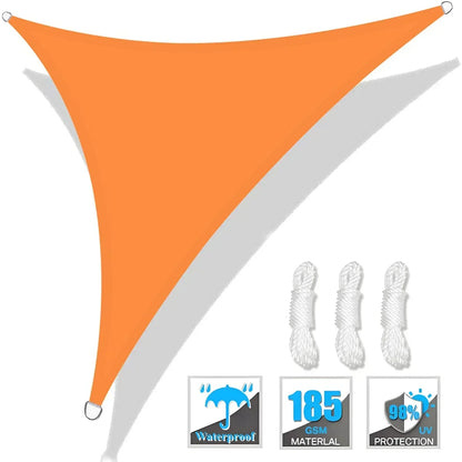 Triangle Sun Shade Sail Canopy UV Block Sunshade Sails Sunscreen for Outdoor Patio Garden Backyard Awning Sunsail with Free Rope Daniel’s Outdoor Company