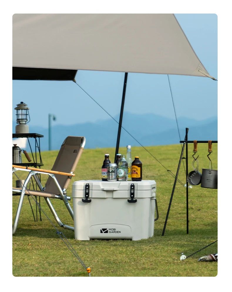 MOBI GARDEN Camping Ice Box 25L Portable Large Capacity Car Refrigerator Food Barbecue Cold Storage Outdoor Daniel’s Outdoor Company