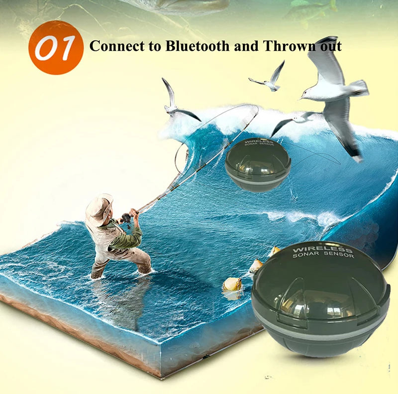 2025 New Design Brand New Smart Phone Fish Finder Sonar Android & IosFish Finder Bluetooth Intelligent Fish Visual Fishing Daniel’s Outdoor Company
