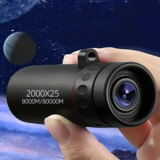 2026 2000X25 HD Monocular Telescope, Compact Portable for Travel, Hiking, Fishing, Camping, Stargazing, Concerts & Bird Watching Daniel’s Outdoor Company