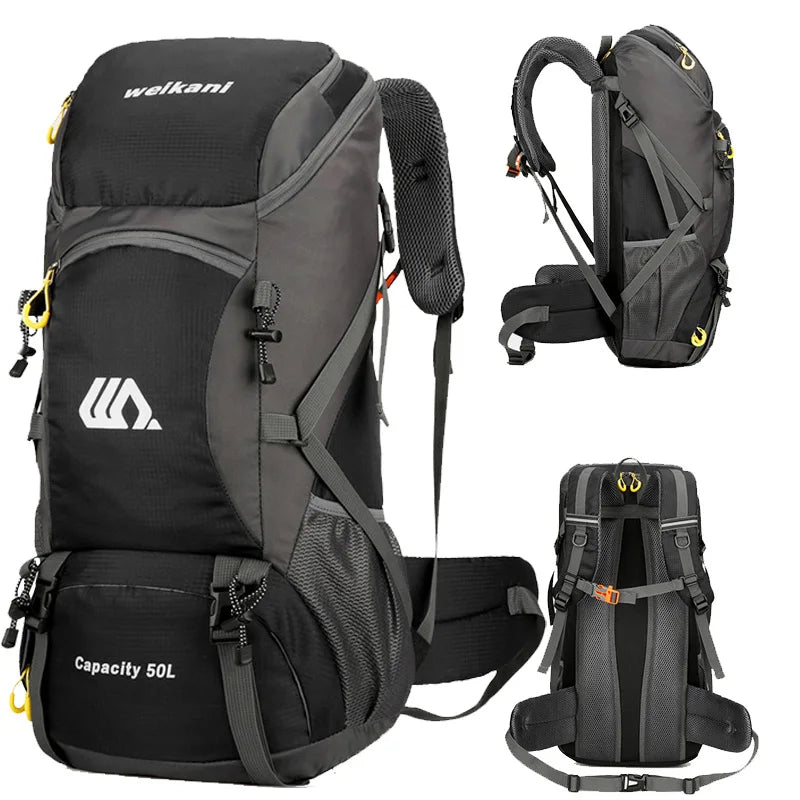 50L Travel Backpack Camping Men Large Hiking Bag Tourist Rucksack Waterproof Outdoor Sports Climbing Mountaineering Bag Luggage Daniel’s Outdoor Company