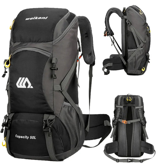 50L Travel Backpack Camping Men Large Hiking Bag Tourist Rucksack Waterproof Outdoor Sports Climbing Mountaineering Bag Luggage Daniel’s Outdoor Company