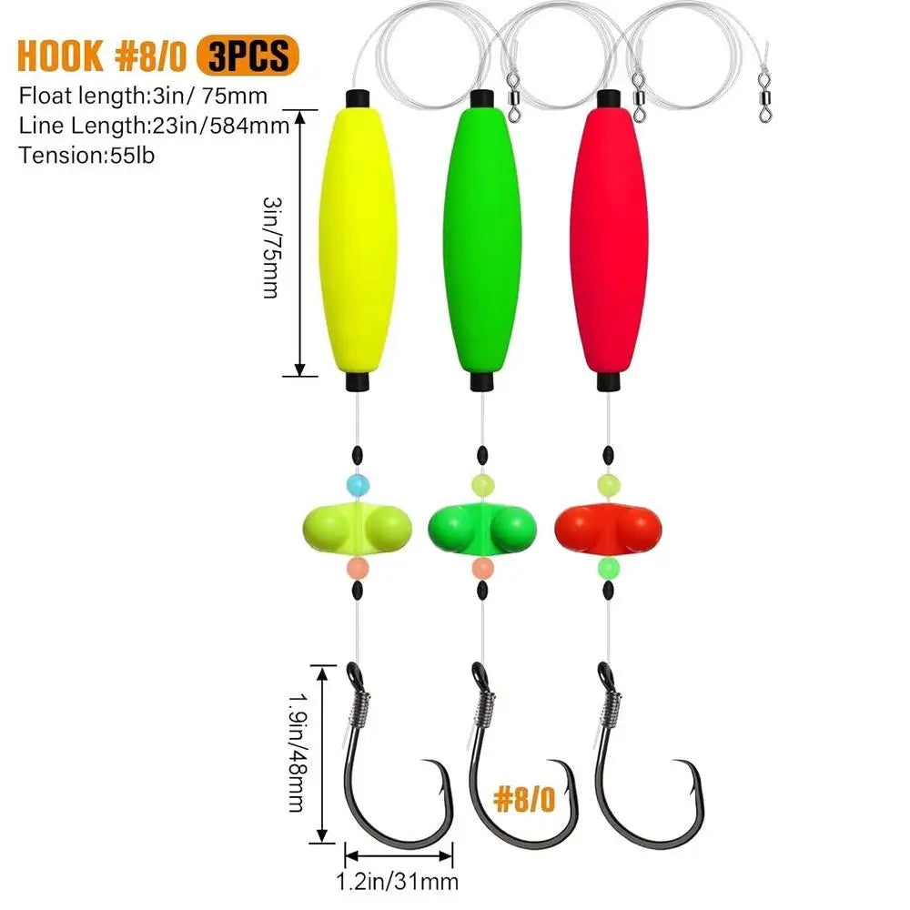 Catfish Fishing Rigs Catfishing Float Rigs Portable Freshwter Tackle Gear For Boyfriend Neighbor Grandfather Uncle Daniel’s Outdoor Company