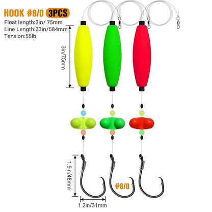 Catfish Fishing Rigs Catfishing Float Rigs Portable Freshwter Tackle Gear For Boyfriend Neighbor Grandfather Uncle Daniel’s Outdoor Company