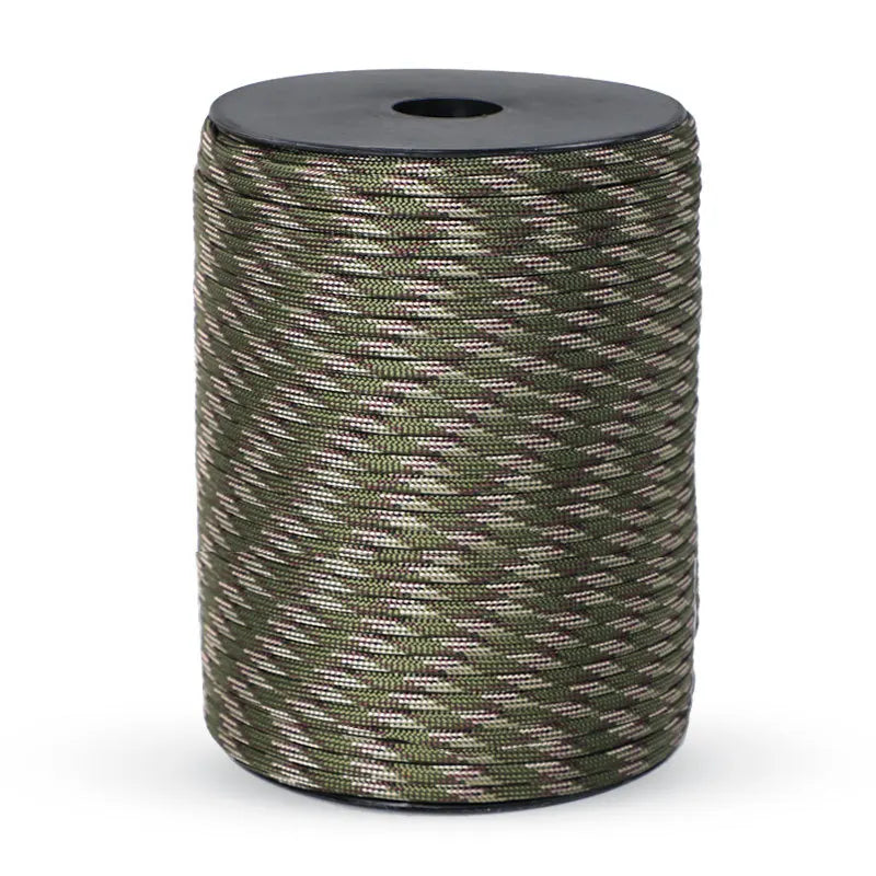 100/50M 550 Military Standard 9-Core Paracord Rope 4mm Outdoor Parachute Cord Survival Umbrella Tent Lanyard Strap Clothesline Daniel’s Outdoor Company