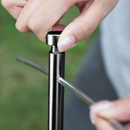 TARKA Camping Lantern Stand Light Holder Ultralight 360° Adjustment Tabletop Light Stand Universal Desktop Lighting Hanging Rack Daniel’s Outdoor Company