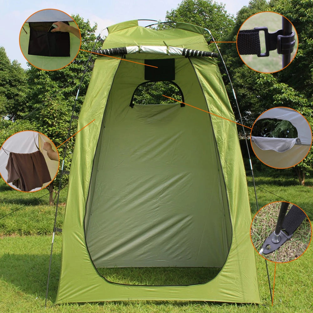 Camping Tent for Shower 6FT Privacy Changing Room for Camping Biking Toilet Shower Beach Shower Tent Changing Room for Camping Daniel’s Outdoor Company