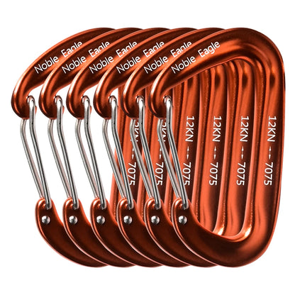 6PCS 12kN Aluminum D Ring Carabiners Heavy Duty Hook Lightweight Outdoor Camping Hiking Clips Buckle Set for Backpack Gear Daniel’s Outdoor Company
