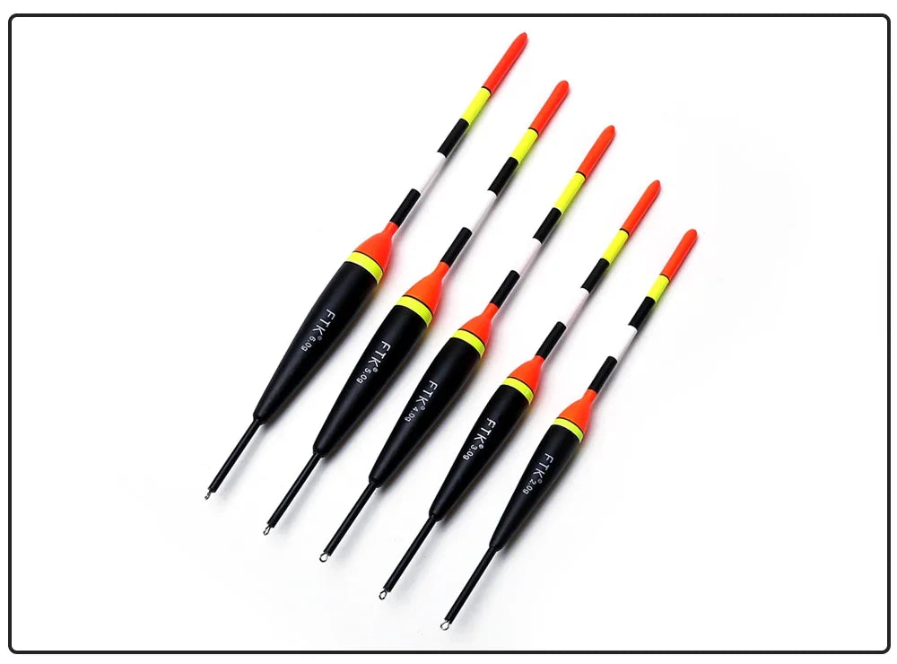 FTK 2g-6g Fishing Float Set 19-23cm 5pcs/pack Barguzinsky Professional Vertical Buoy Accessories Fishing Float Pesca Daniel’s Outdoor Company