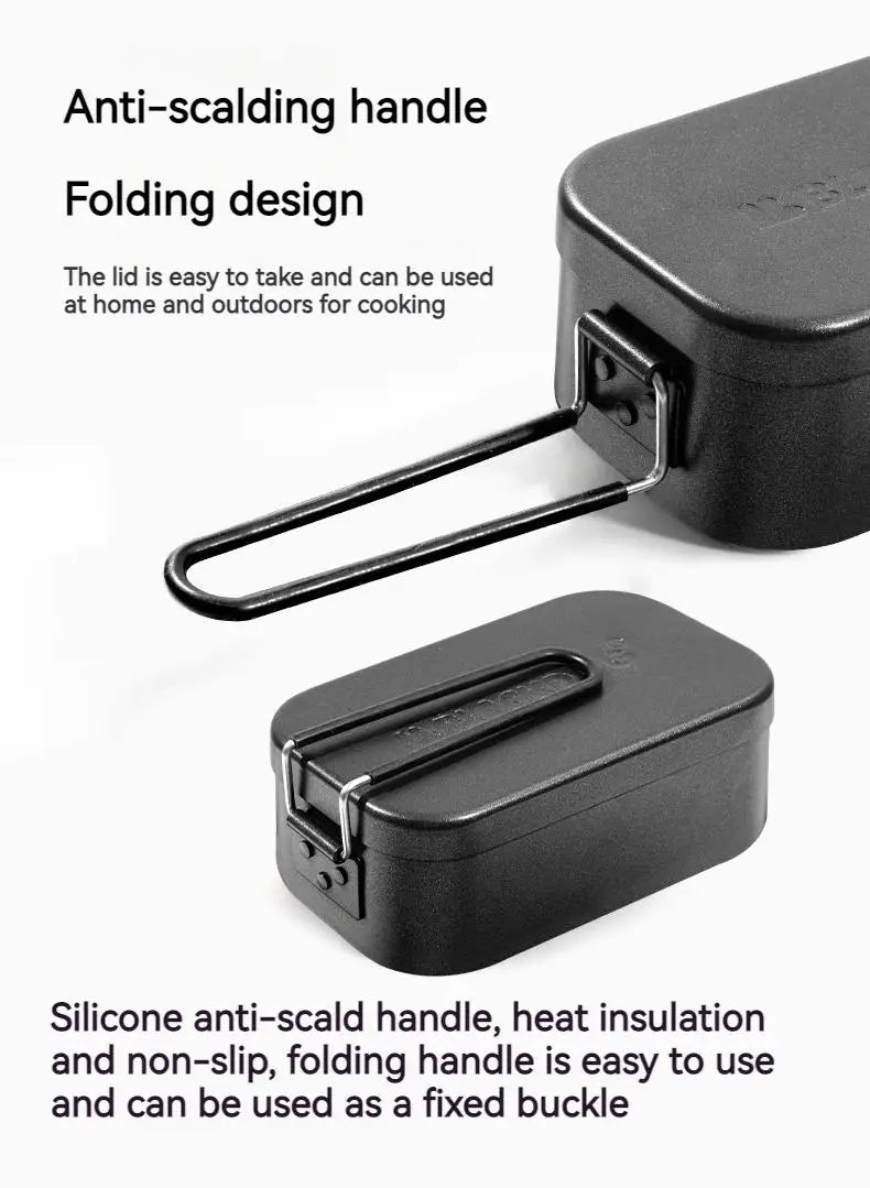 BLACKDOG Outdoor Lunch Box Aluminum 800ML Camping Cooker Ultralight Portable Multi-function Travel Picnic Tableware Cookware Daniel’s Outdoor Company