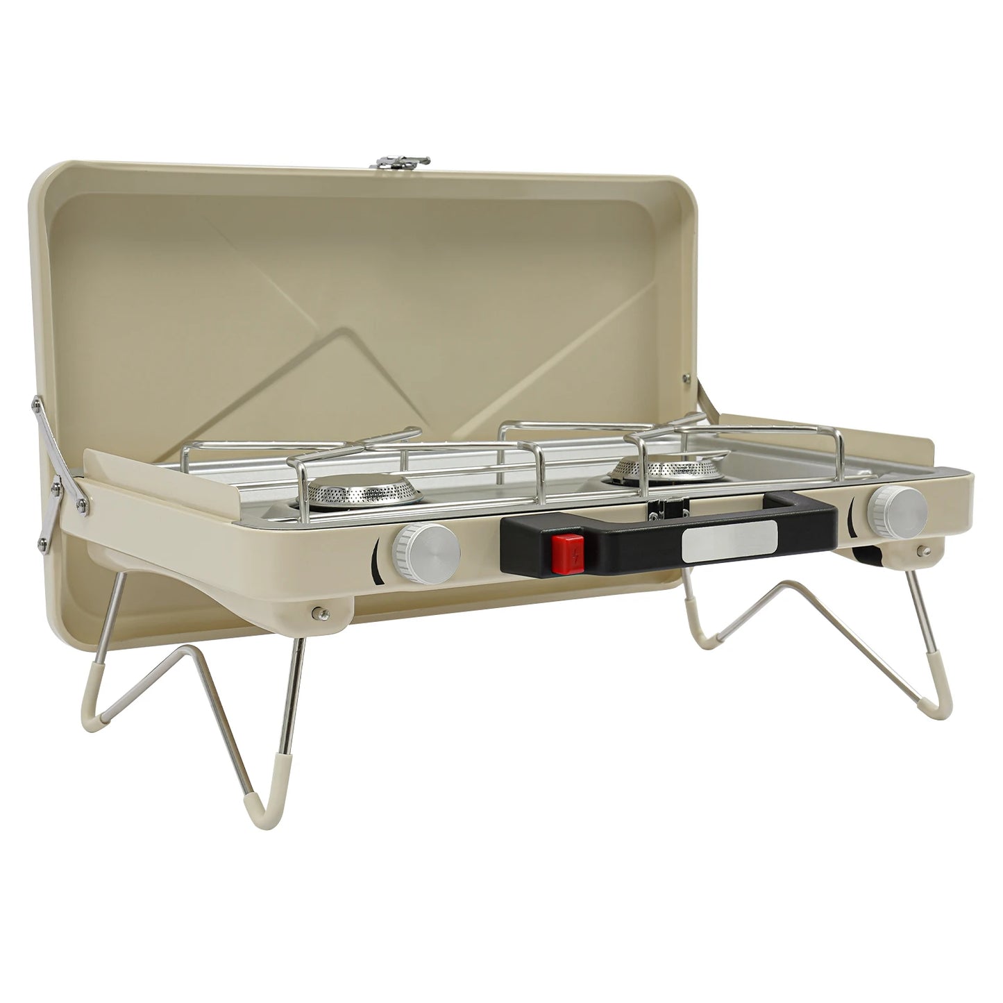 Camping Stove, 2-Burner Camping Stove, Portable Camping Stove for Outdoor Camping, Picnics, Hiking, Caravans, Motorhomes Daniel’s Outdoor Company