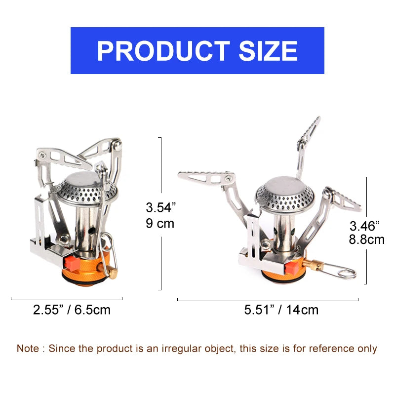 Widesea Camping Cookware Set Outdoor Tableware Equipment Supplies Burner Stove Folding Knife Fork Portable Pot Suit Tourism Cup Daniel’s Outdoor Company