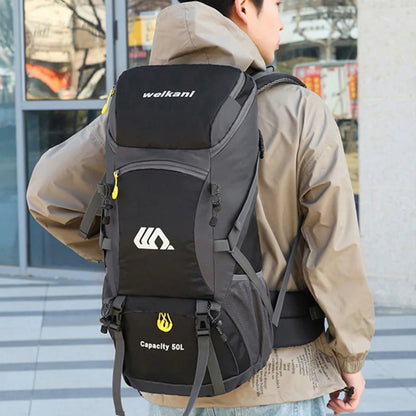 50L Travel Backpack Camping Men Large Hiking Bag Tourist Rucksack Waterproof Outdoor Sports Climbing Mountaineering Bag Luggage Daniel’s Outdoor Company
