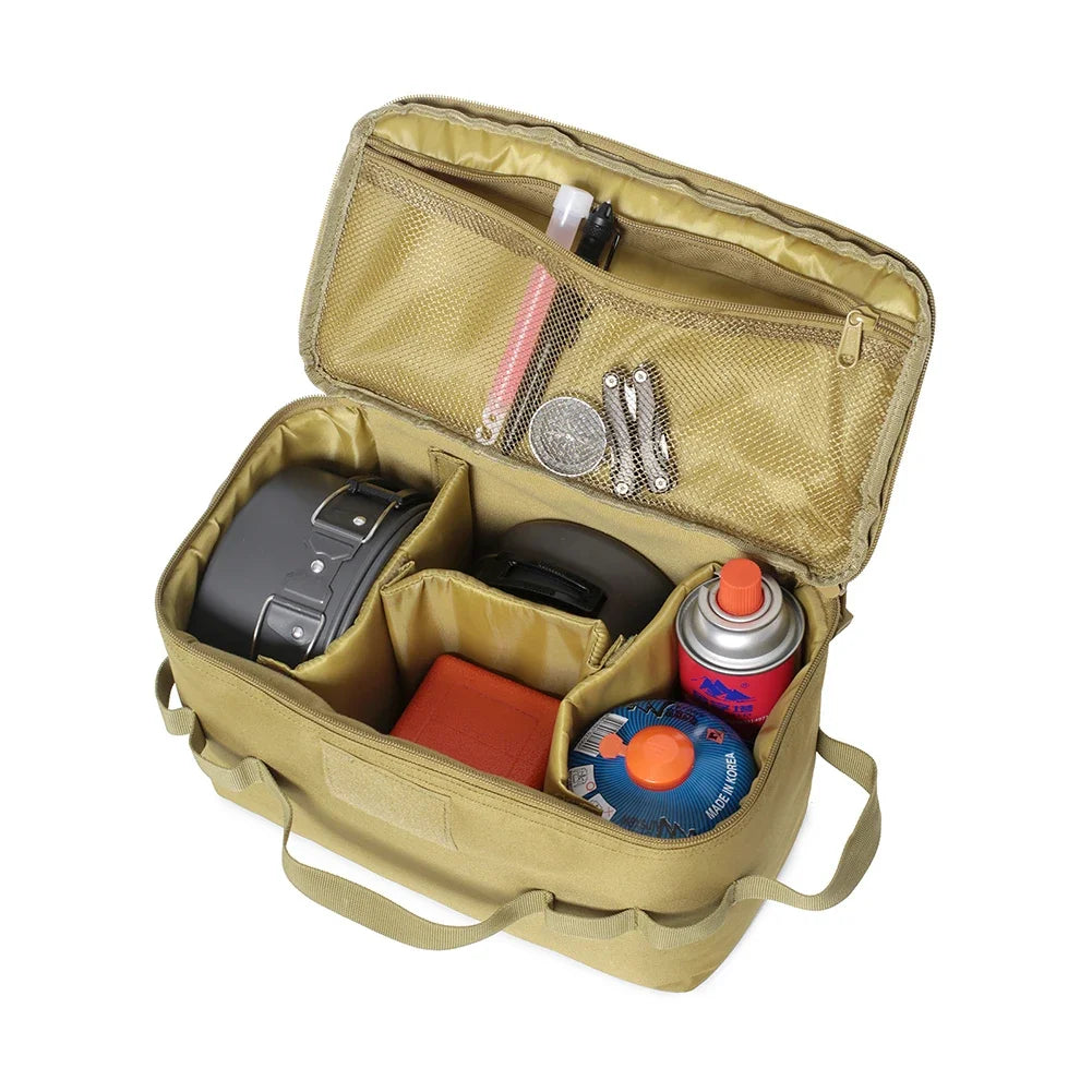 30L Camping Cooking Utensil Organizer Large Capacity Car Trunk Storage Bag Detachable Multifunctional Camping Stove Storage Case Daniel’s Outdoor Company