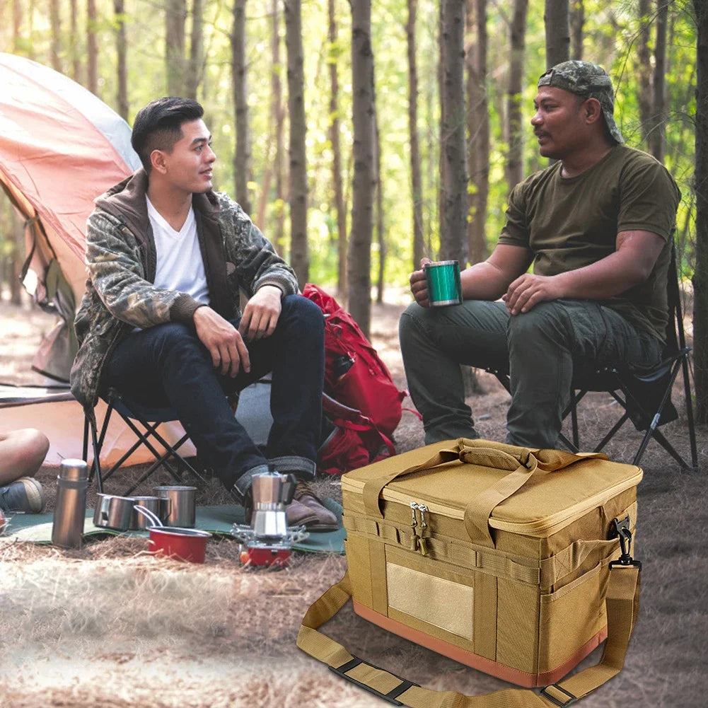 30L Camping Cooking Utensil Organizer Large Capacity Car Trunk Storage Bag Detachable Multifunctional Camping Stove Storage Case Daniel’s Outdoor Company