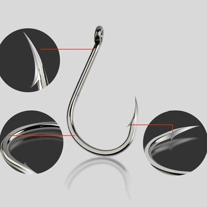 100pcs Fishing Hook Stainless Steel Carbon Fishing Hook With Loop Sharp Barbed Boxed Fishing Hook Set Sea Fishing Accessories Daniel’s Outdoor Company