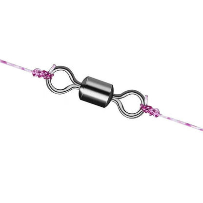 50Pcs Bearing Swivel Fishing Connector Stainless Steel Carp Snap Fishhook Lure Solid Ring Swivel Tackle Fishing Accessories Daniel’s Outdoor Company