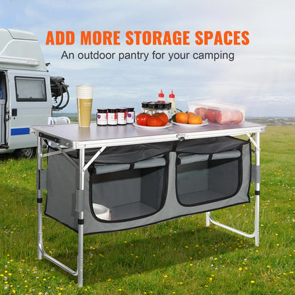 SucceBuy Camping Kitchen Table Quick set-up Folding Camping Table MDF Camping Table for Outdoor Picnics BBQ Camping RV Traveling Daniel’s Outdoor Company
