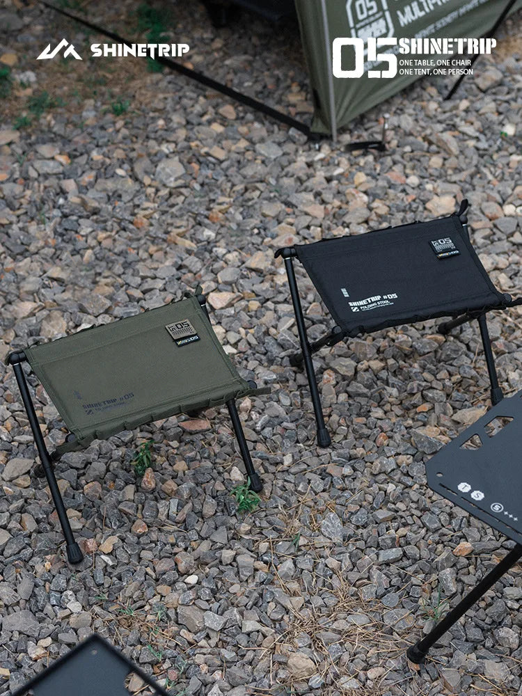 ShineTrip Outdoor 05 Series Mazza Ultra Light Folding Storage Aluminum Alloy Portable Folding Stool Mazza Daniel’s Outdoor Company