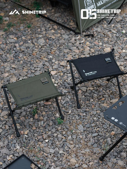 ShineTrip Outdoor 05 Series Mazza Ultra Light Folding Storage Aluminum Alloy Portable Folding Stool Mazza Daniel’s Outdoor Company