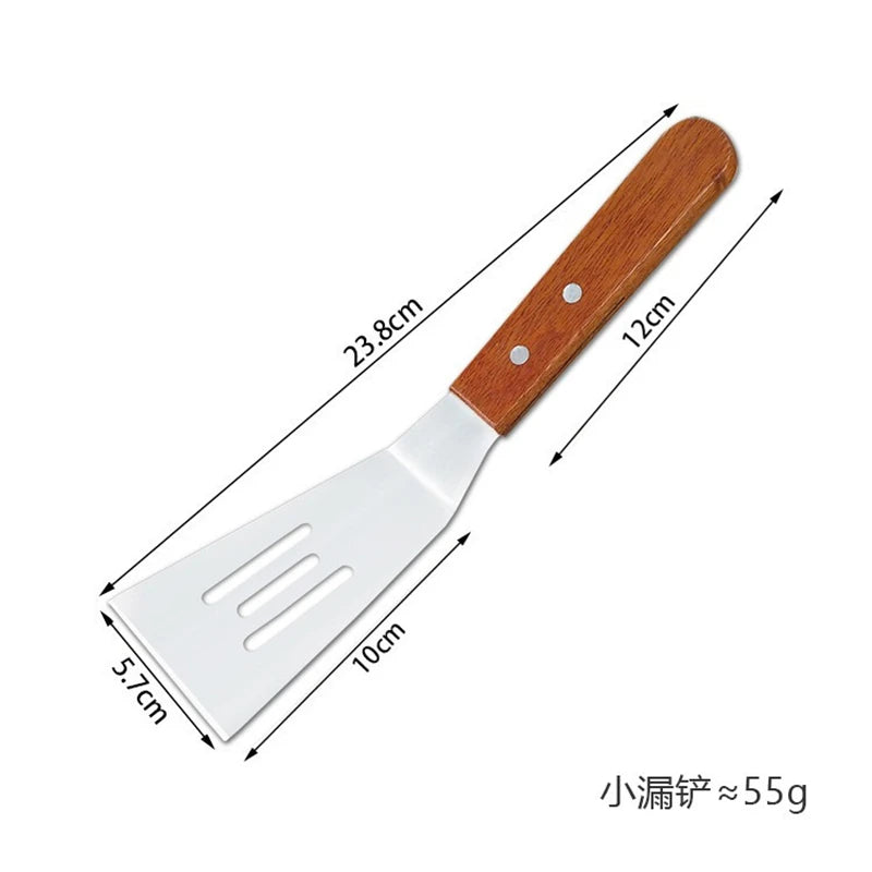 Stainless Steel Spatula and Grill Scraper Non Stick Durable Barbecue Cooking Tools Pizza Shovel Pancake Beef BBQ Utensils Daniel’s Outdoor Company