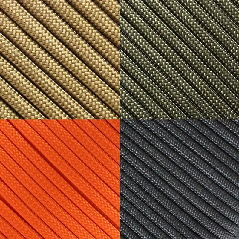 7-Cores 550 Paracord Rope 5 15 30 M Dia.4mm Cord For Outdoor Camping Survival Lanyard Parachute Hiking Tent Accessories Daniel’s Outdoor Company
