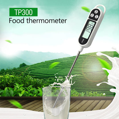 TP300 Electronic Food Thermometer Instant Read Meat Thermometer LCD Display Digital Milk Thermometer for Meat /Cooking /BBQ/Milk Daniel’s Outdoor Company