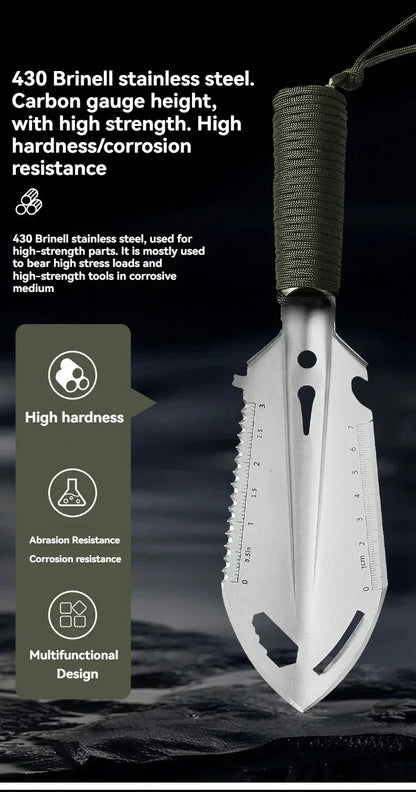 Portable Camping Hiking Traveling Pinic Shovel Multifunctional Ordnance Shovel Survival Outdoor Equipment Garden Tool Shovel Daniel’s Outdoor Company