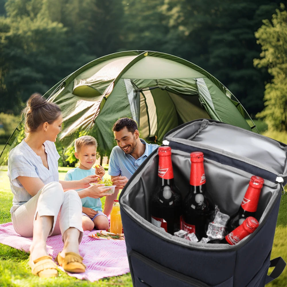 DENUONISS Thermal Cooler Backpack Insulated Cooler Bag Fridge Thickened Waterproof Portable Refrigerated Bag With Bottle Opener Daniel’s Outdoor Company