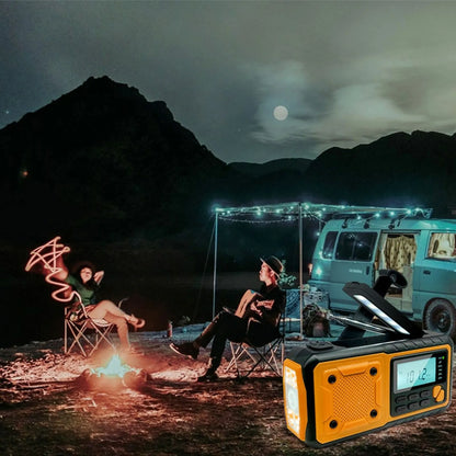 LOTOTG Portable Emergency Solar Power Radio Hand Crank Charging AM/FM Weather Radio Led Reading Flashlight Bank Phone Charger Daniel’s Outdoor Company